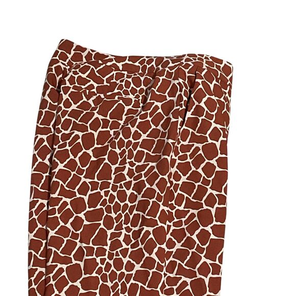 Ann Taylor Giraffe Wide Leg Pants Size 8 - Picture 6 of 10